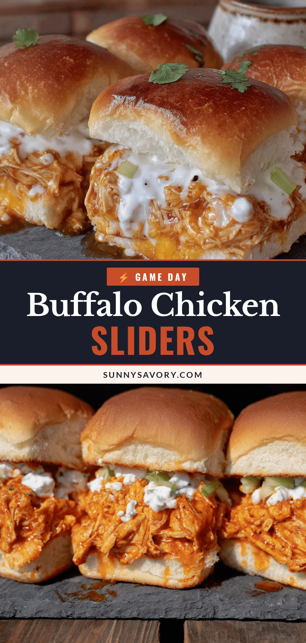 crockpot buffalo chicken sliders recipe
