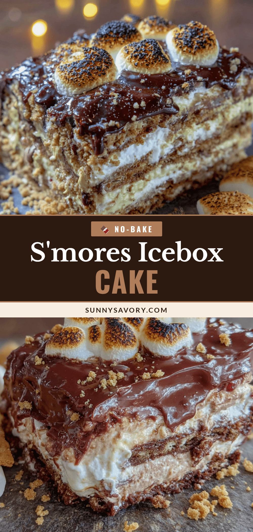 easy no-bake smores icebox cake recipe