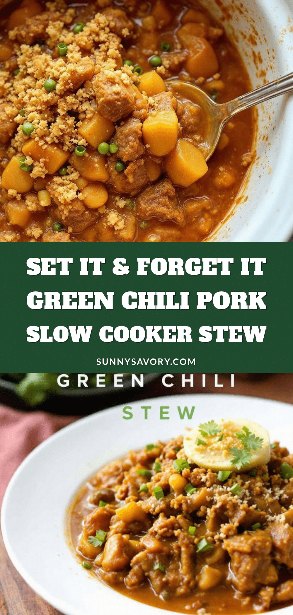easy slow cooker hatch green chili pork stew recipe