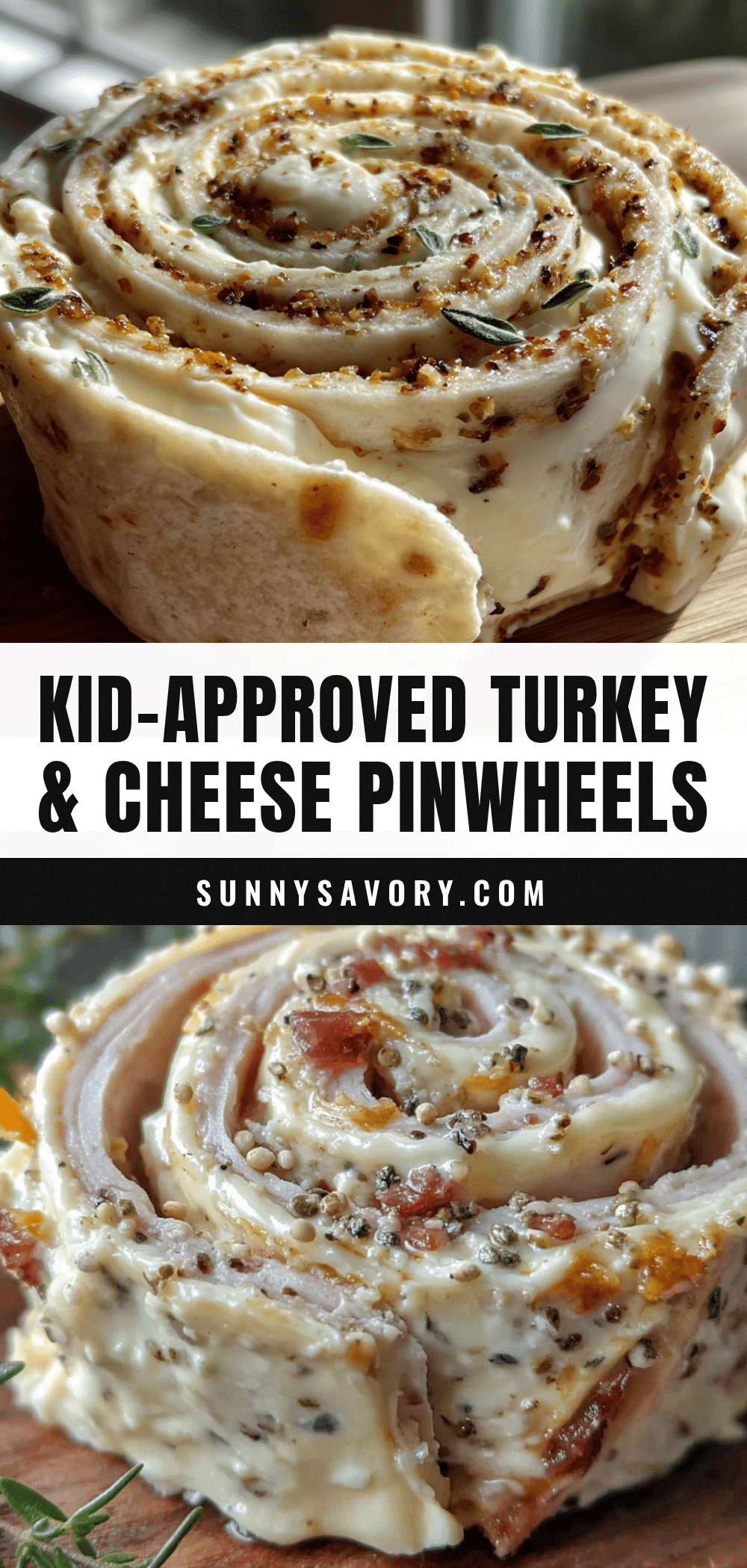 easy turkey and cheese pinwheel roll-ups recipe