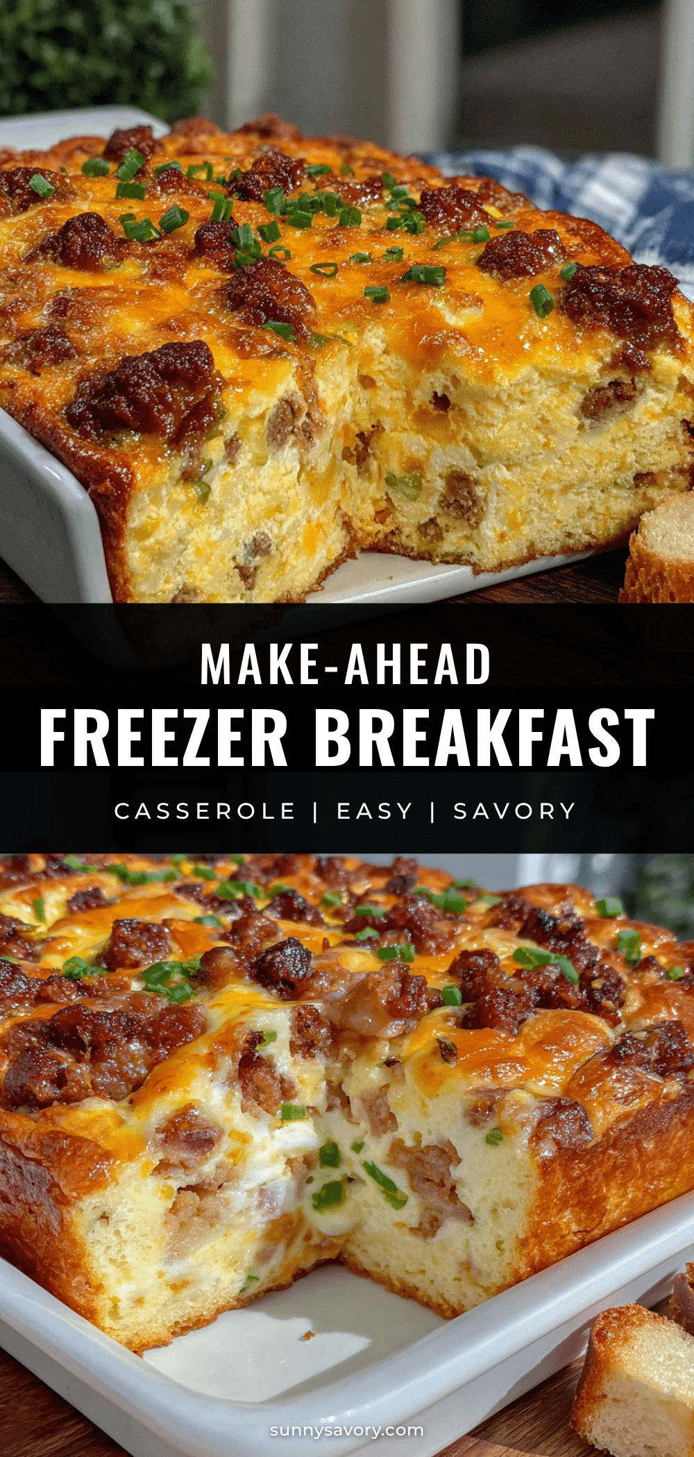 freezer breakfast casserole recipe