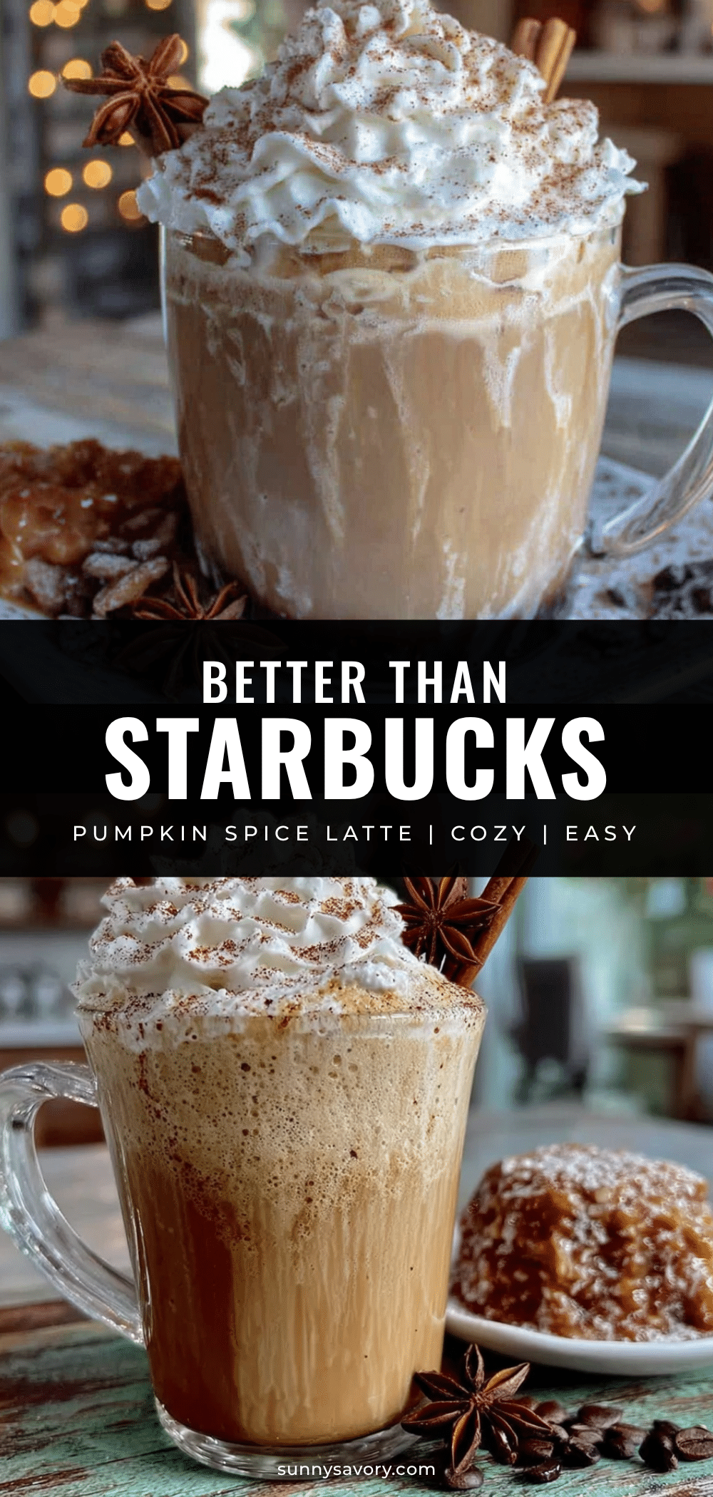 homemade pumpkin spice latte recipe