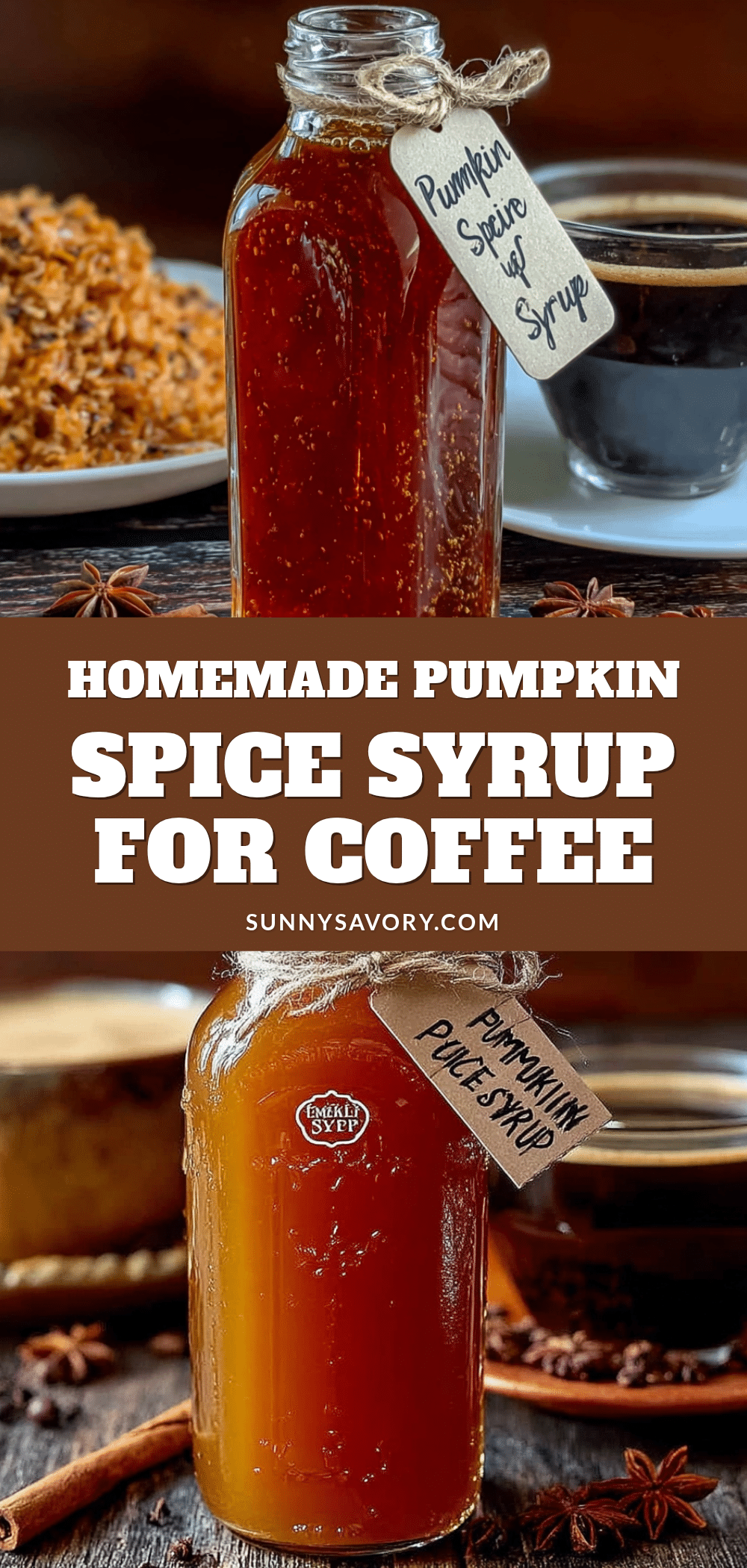 homemade pumpkin spice syrup for coffee recipe