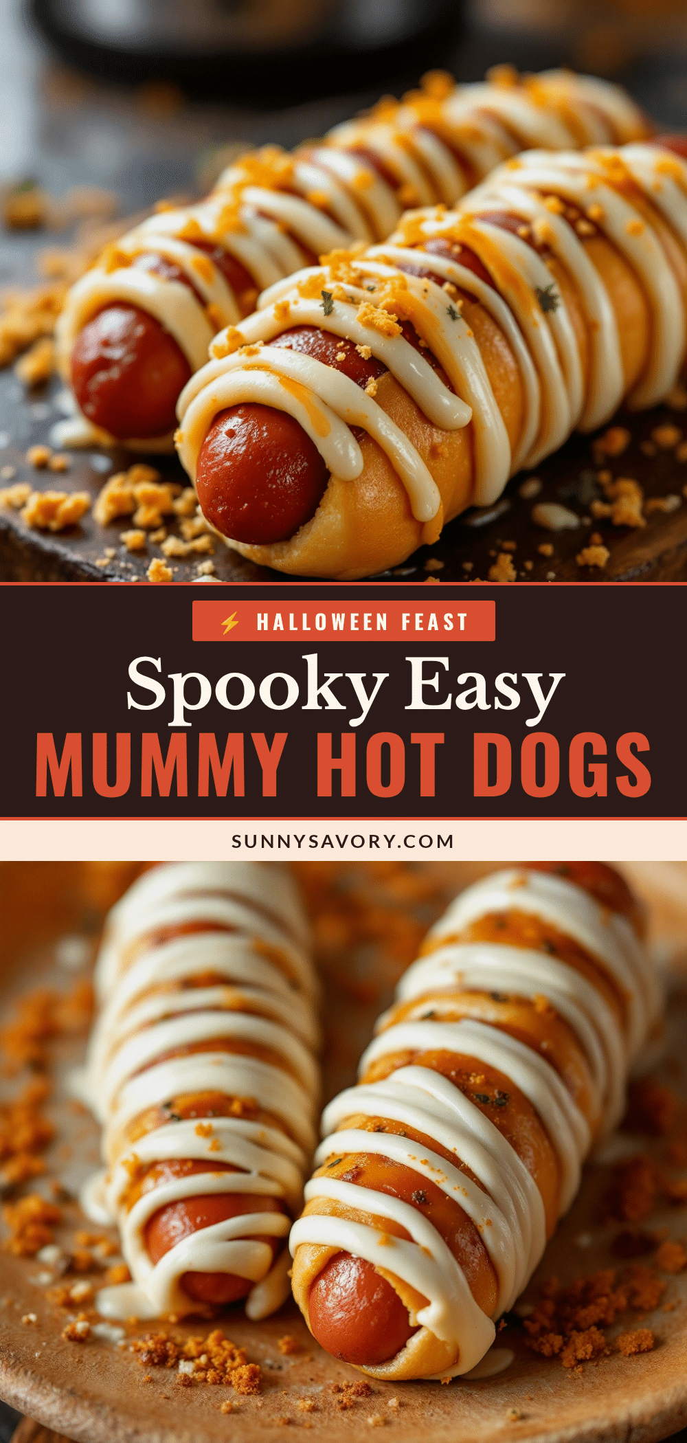 mummy hot dogs recipe