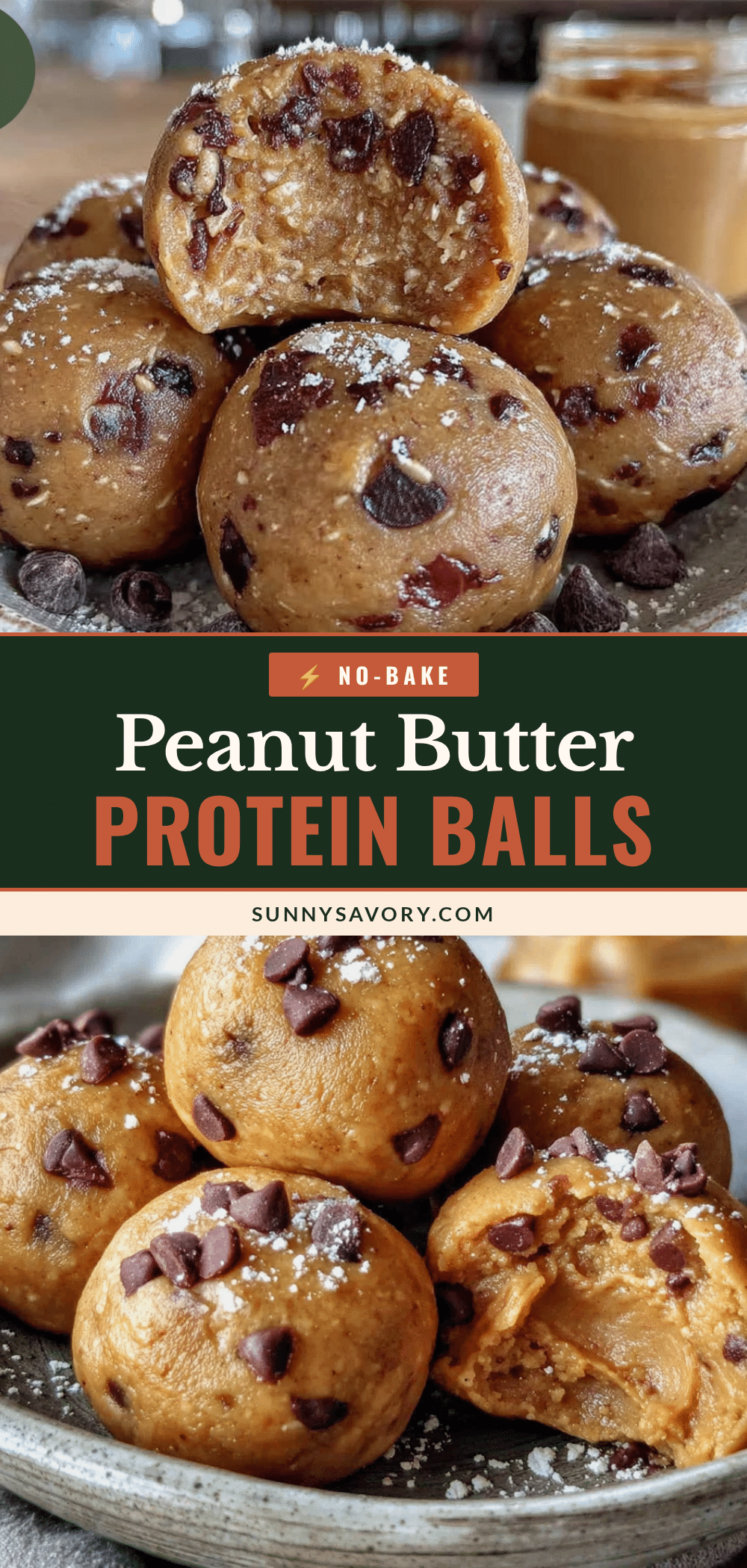 no-bake peanut butter protein balls recipe