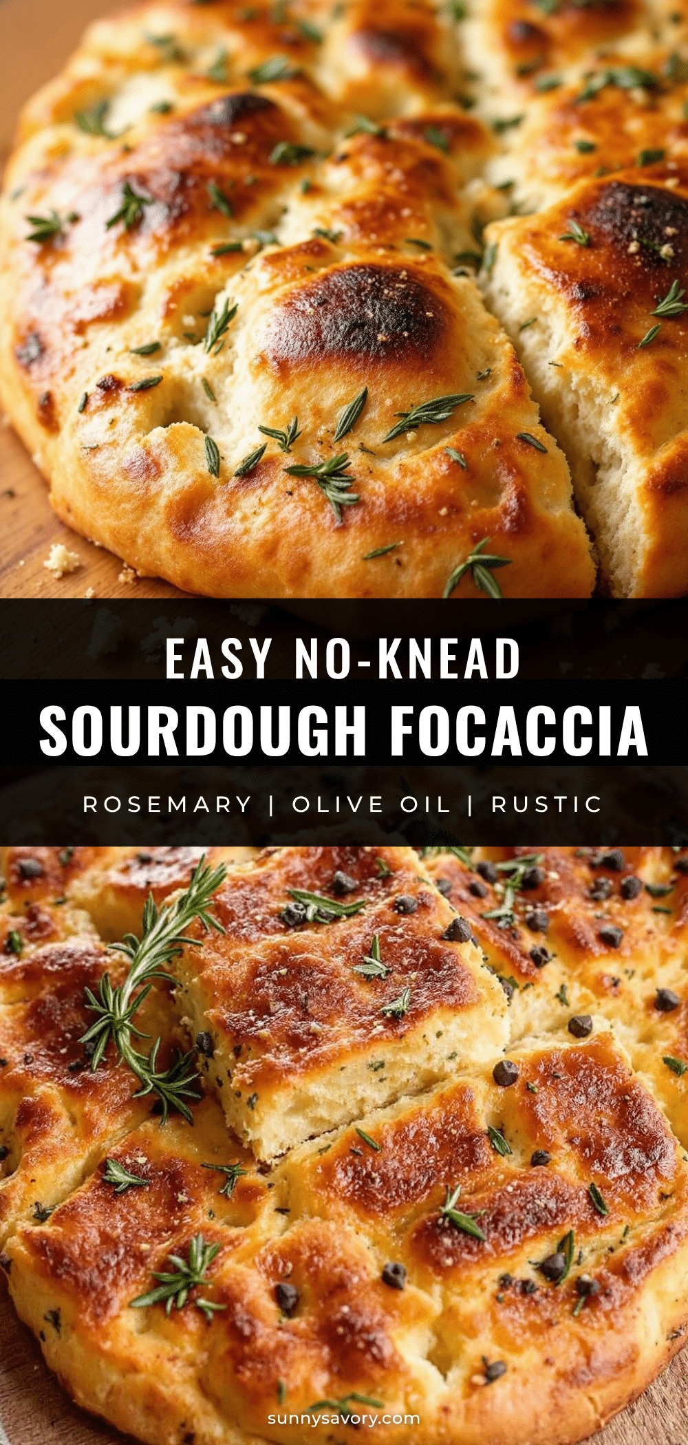 no-knead sourdough discard focaccia recipe