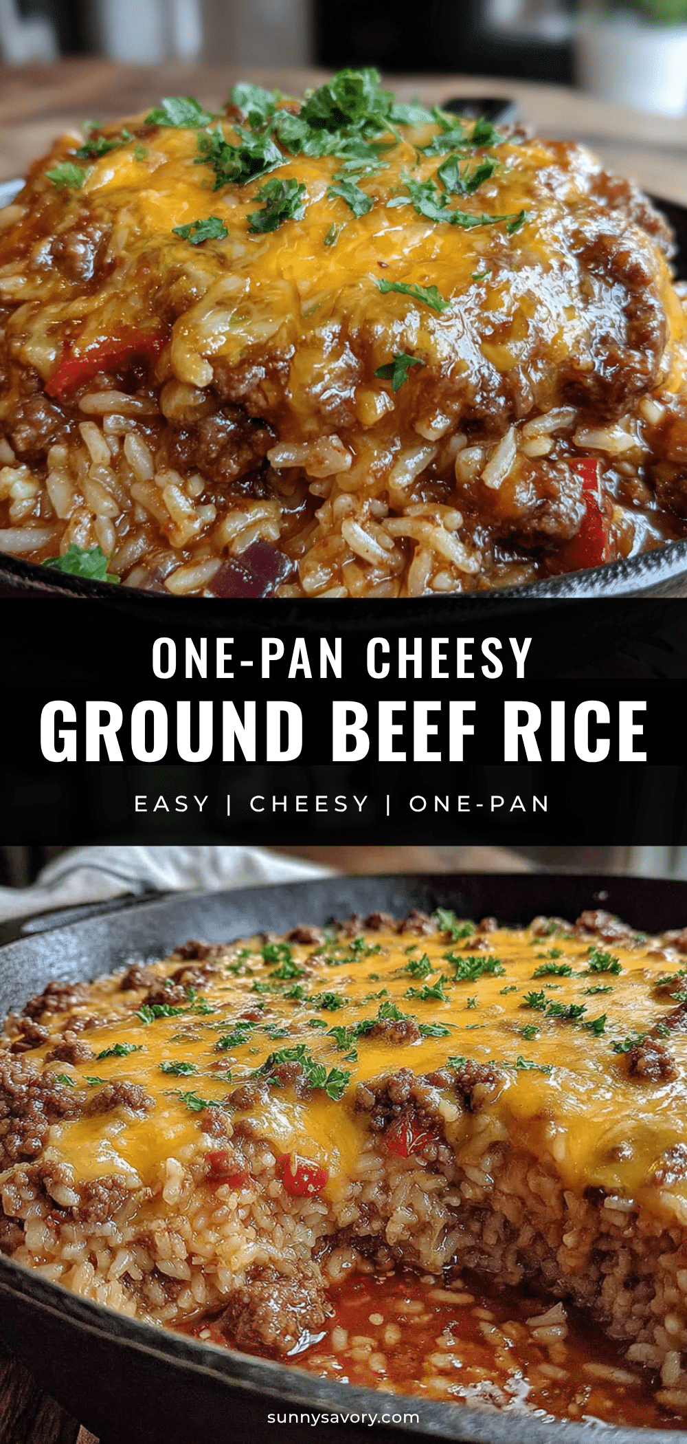 one pan ground beef rice recipe