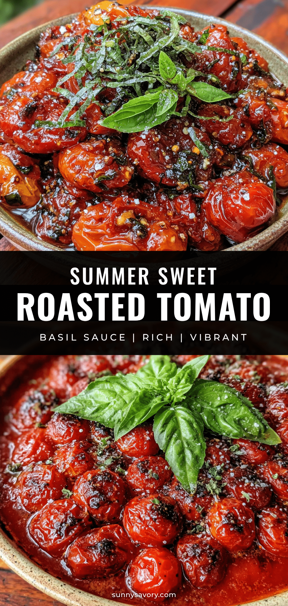 roasted cherry tomato sauce recipe