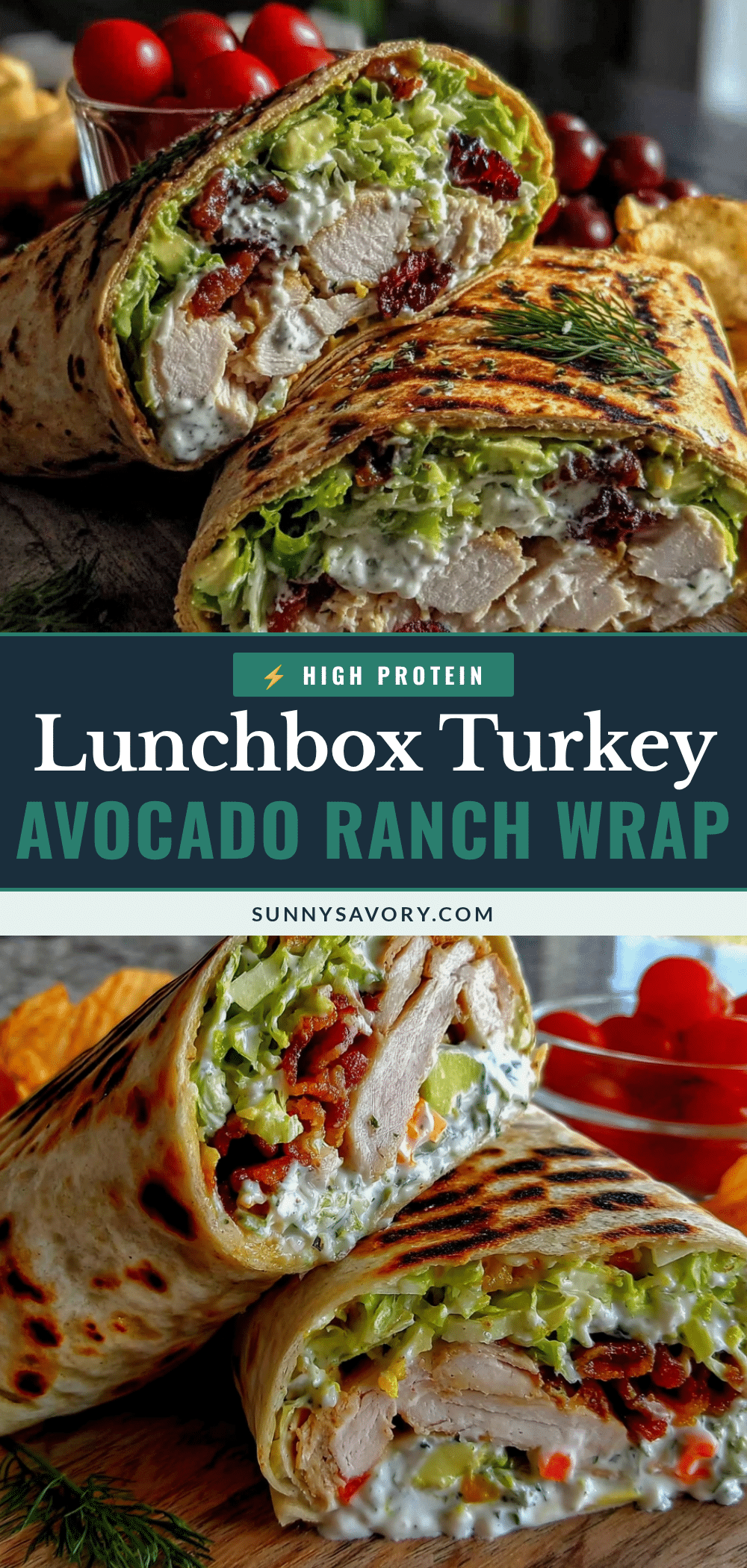 turkey avocado ranch wrap recipe