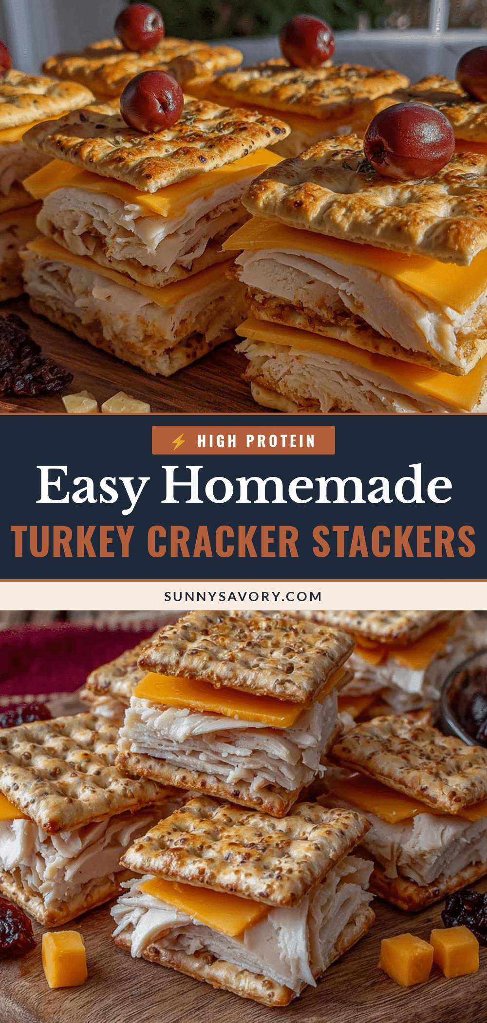 turkey cracker stackers recipe