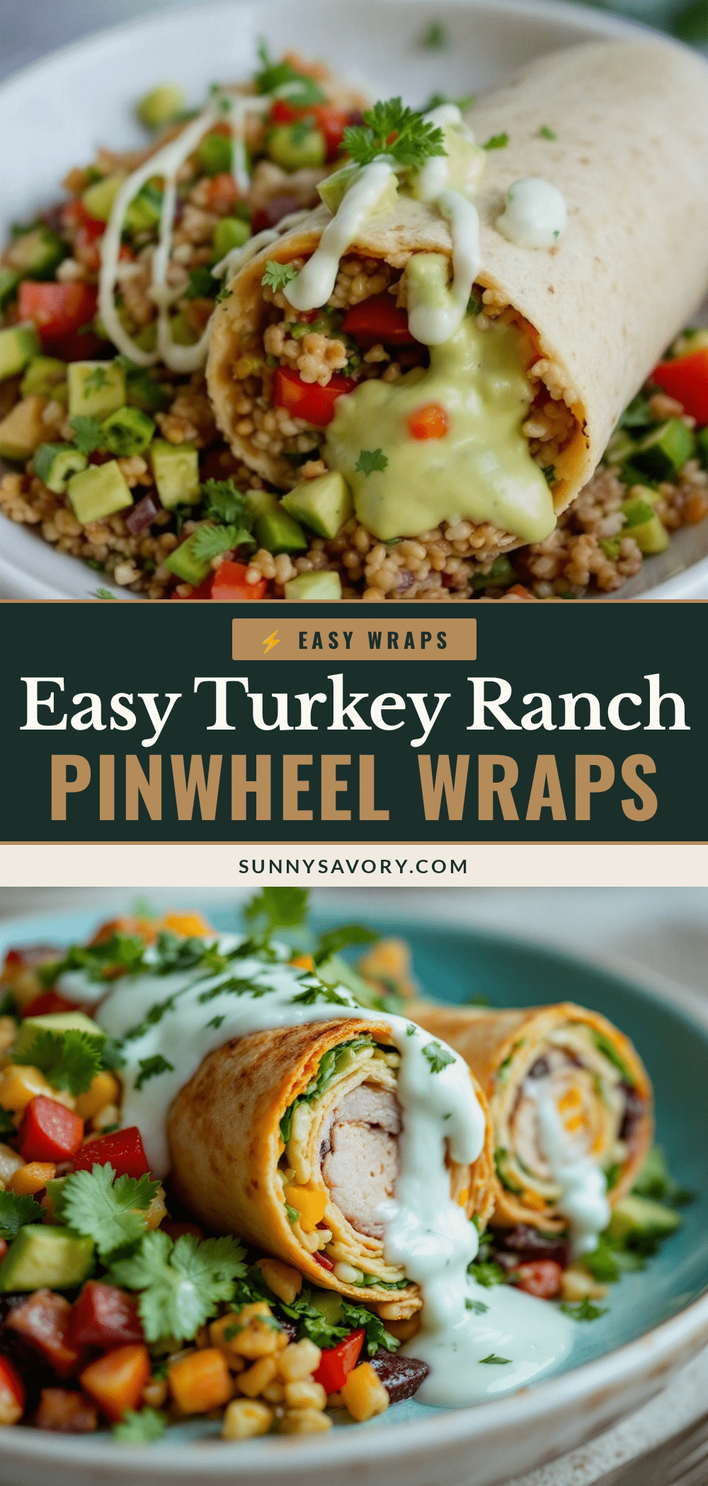 turkey ranch pinwheel wraps recipe