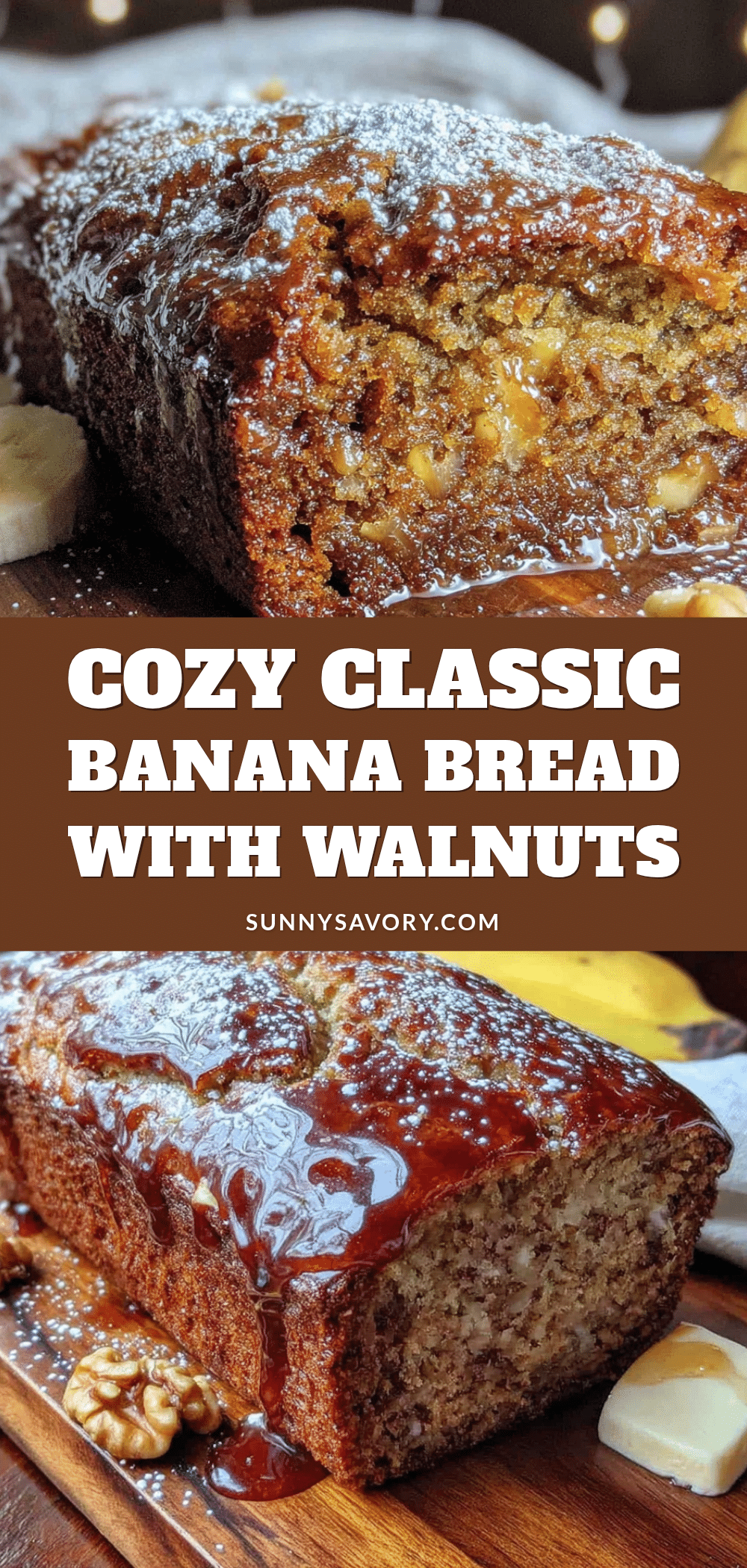 banana bread with walnuts recipe