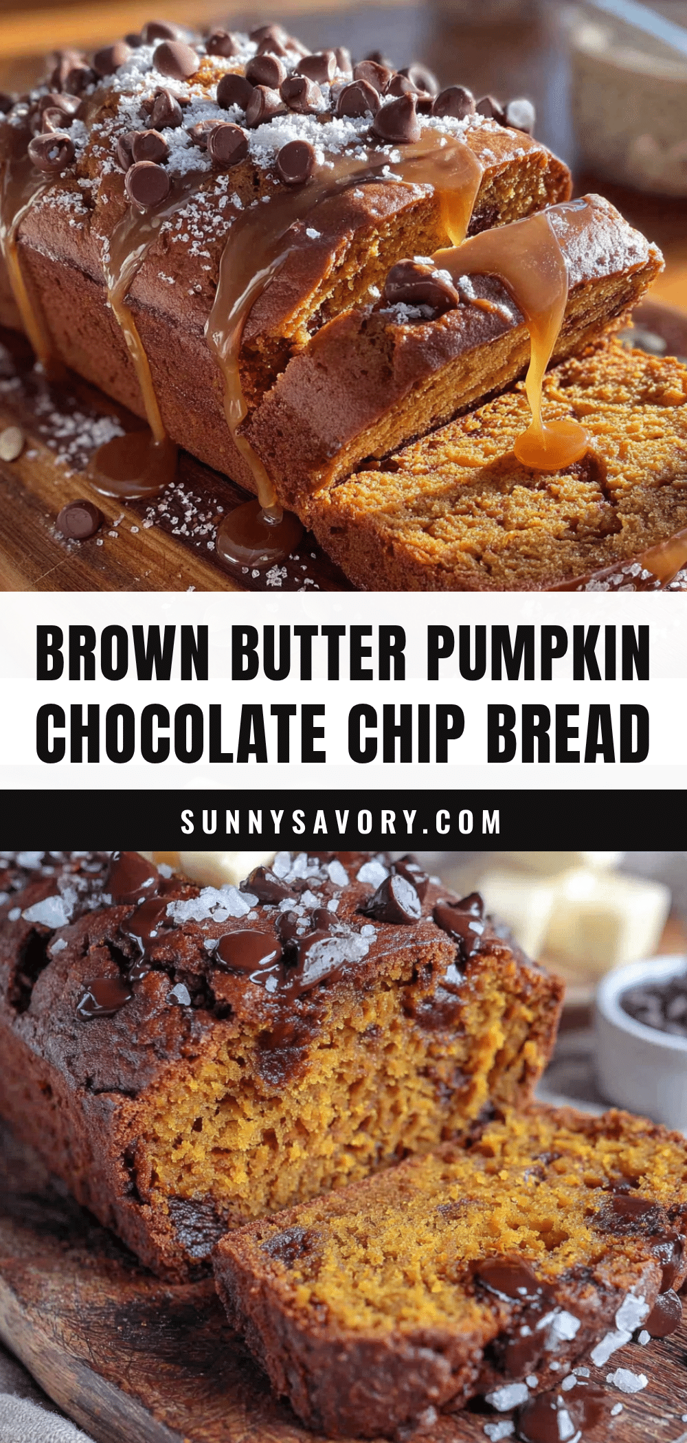 brown butter pumpkin chocolate chip bread recipe