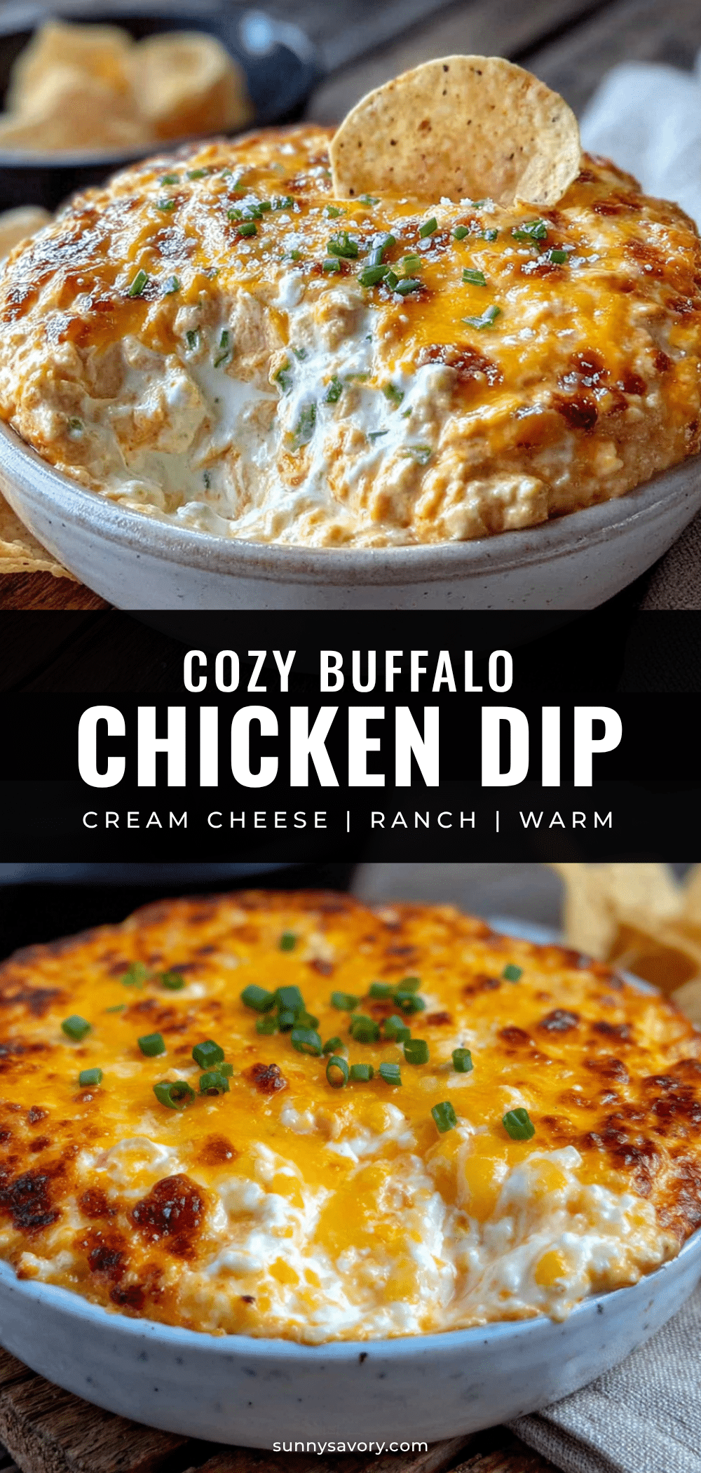 buffalo chicken dip with cream cheese and ranch recipe