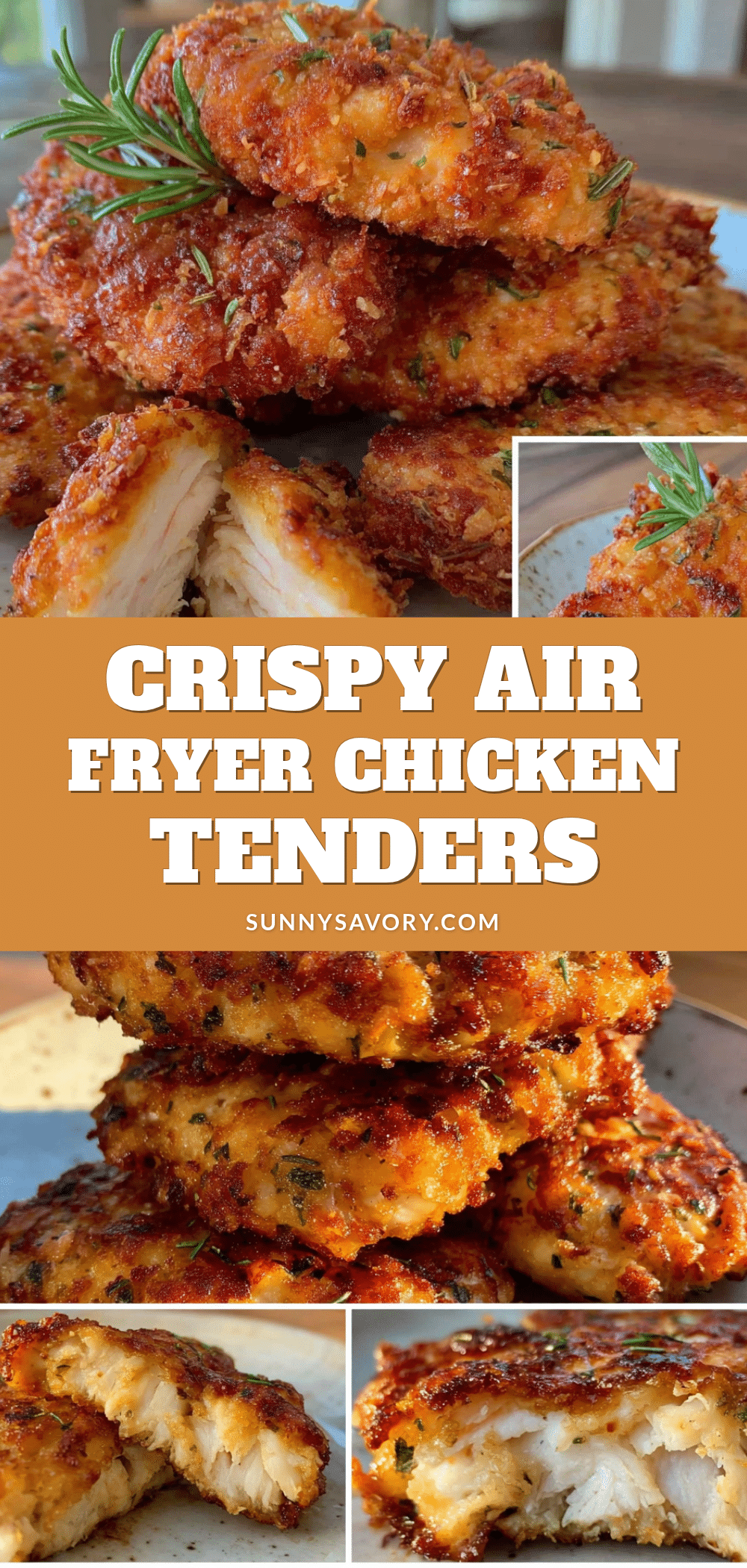 Crispy Air Fryer Chicken Breast Tenders recipe