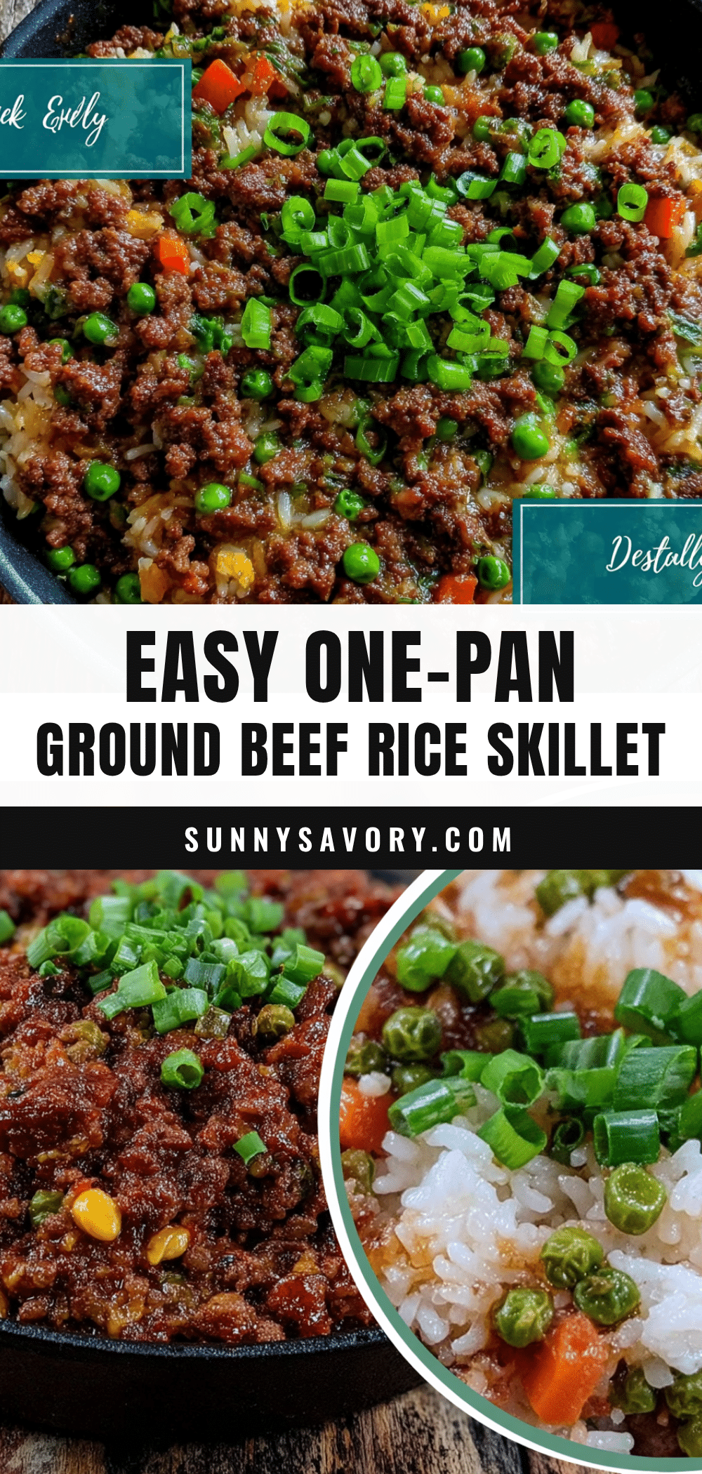 ground beef and rice skillet recipe
