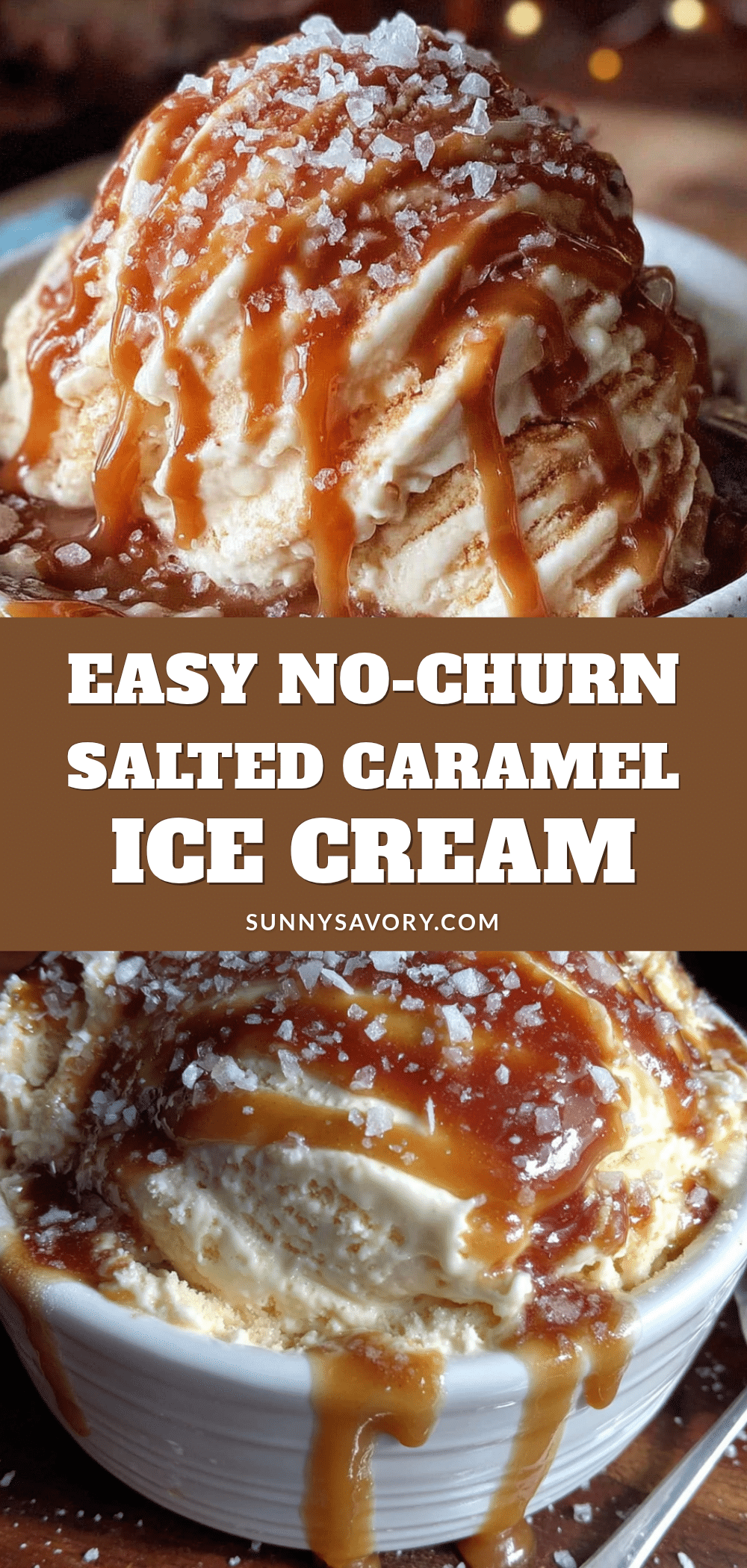 no-churn salted caramel ice cream recipe