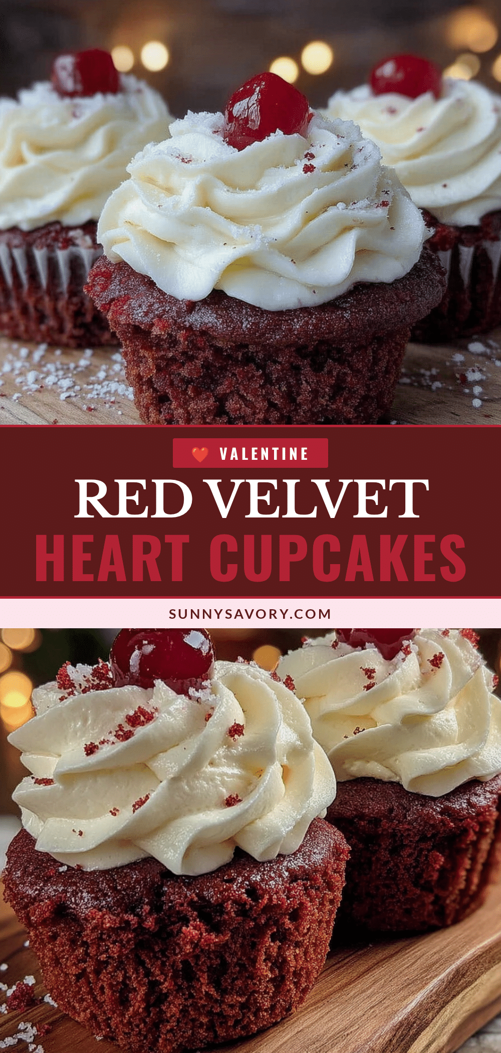 red velvet heart cupcakes recipe