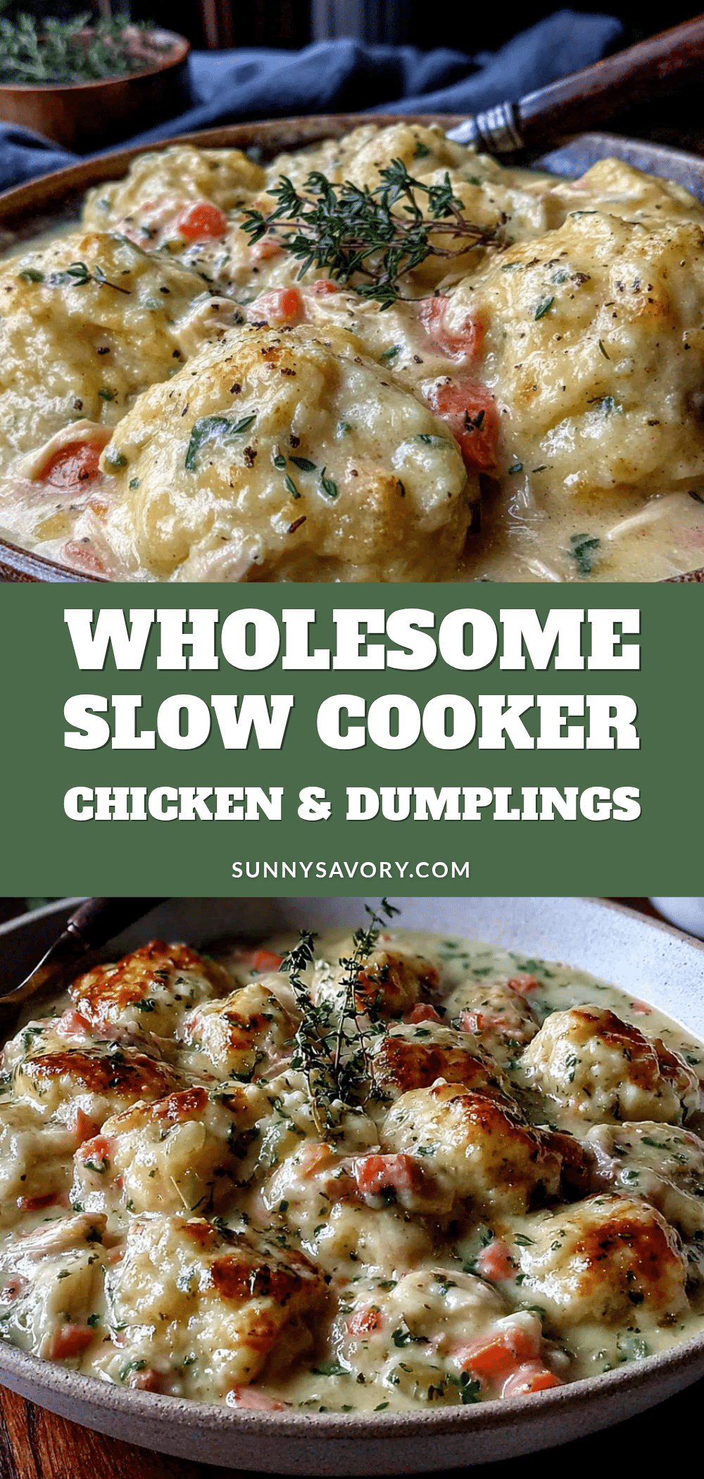 slow cooker chicken and dumplings recipe