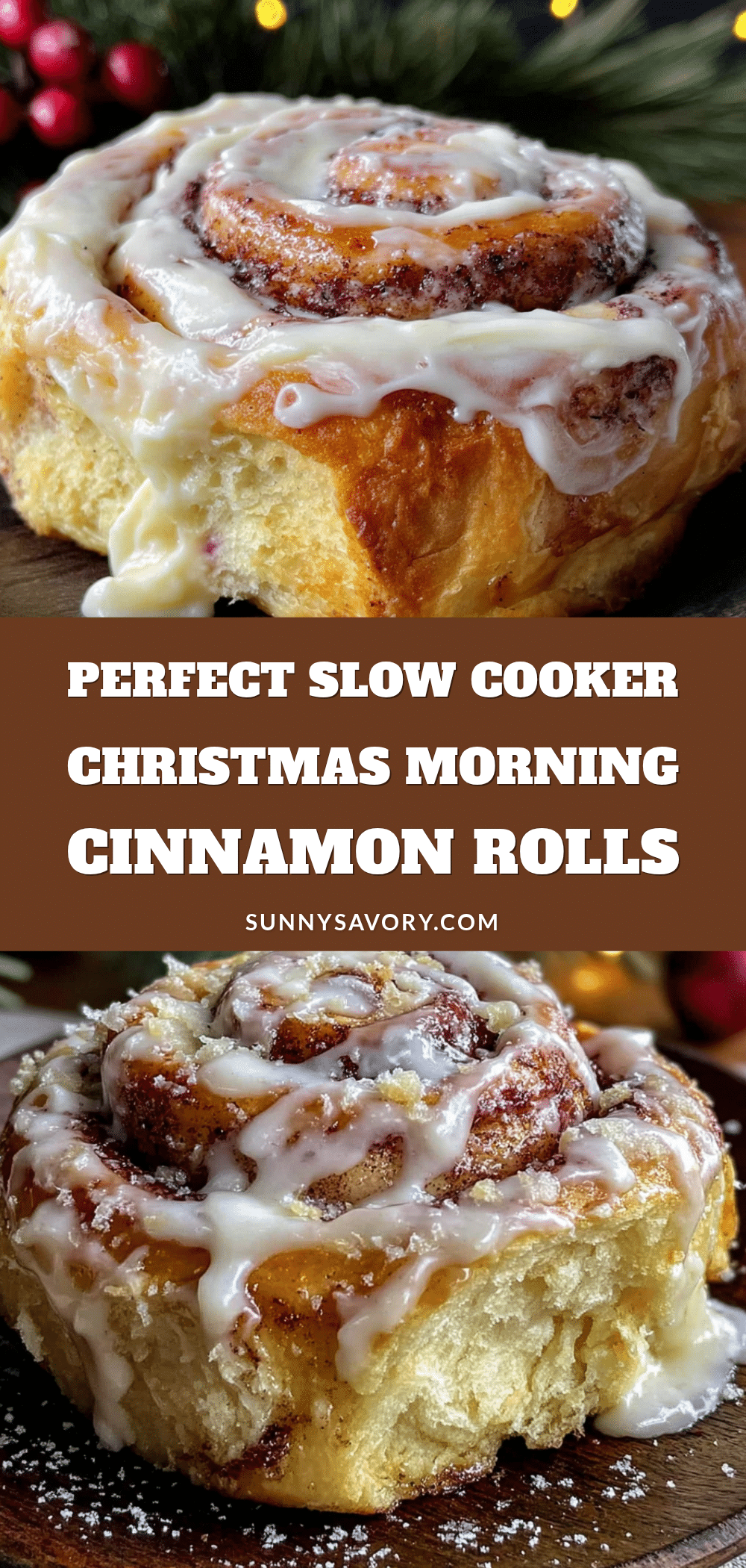 slow cooker cinnamon rolls recipe