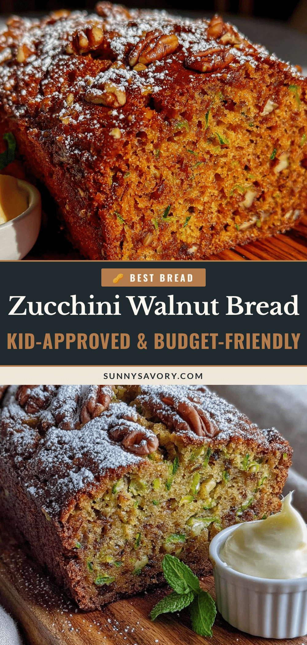 zucchini walnut bread recipe