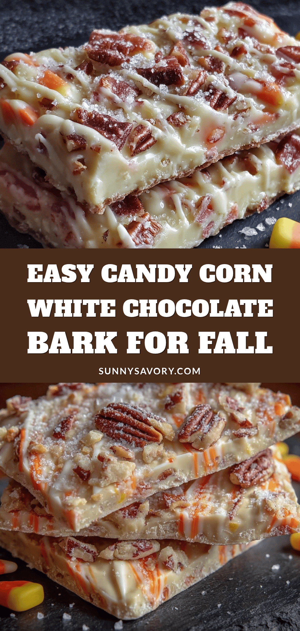 candy corn white chocolate bark recipe