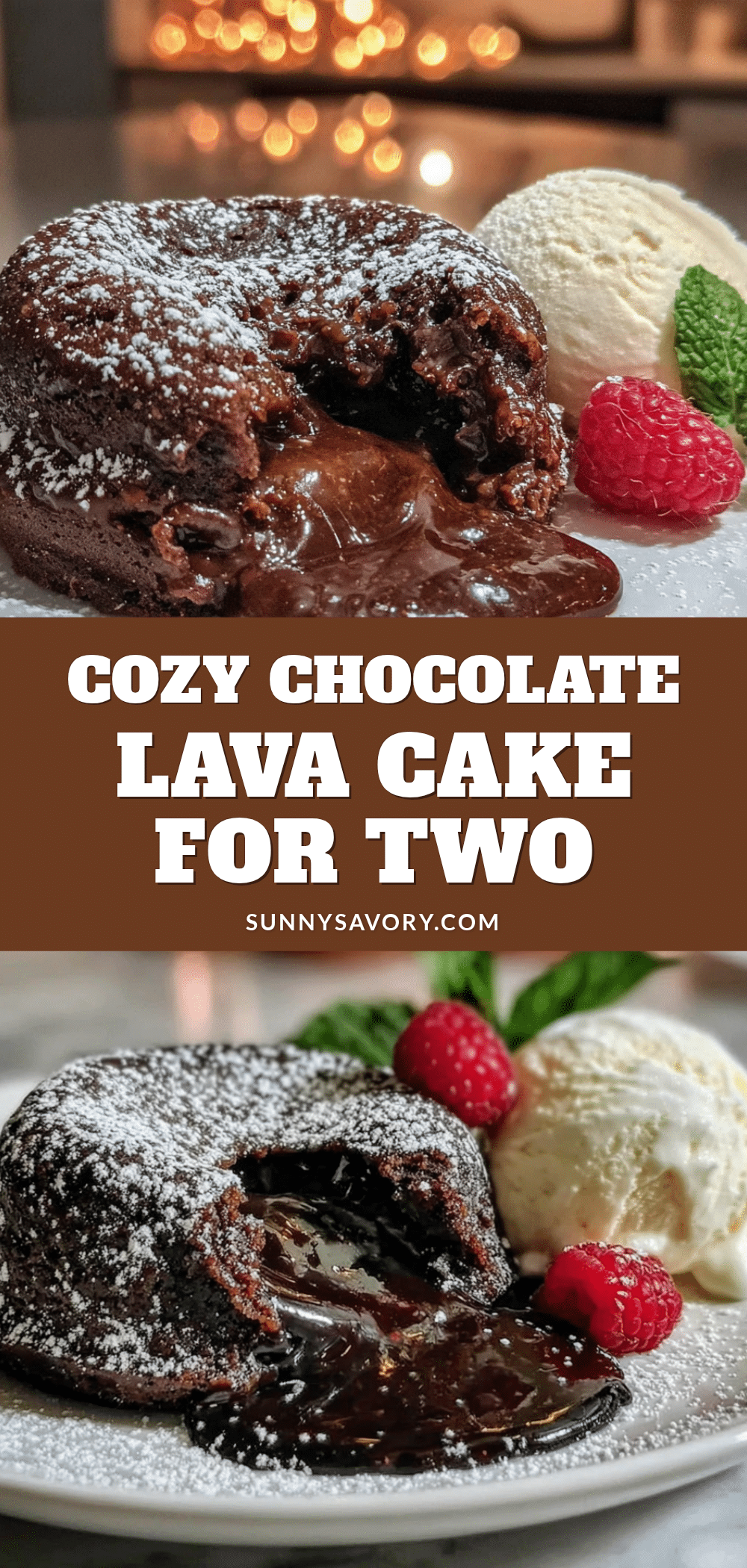 chocolate lava cake for two recipe