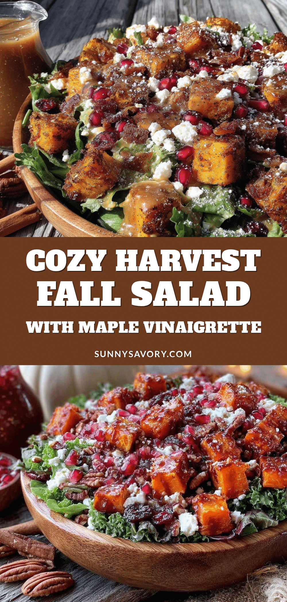 cozy harvest fall salad recipe
