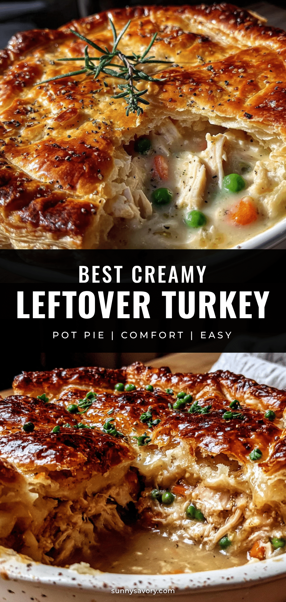 creamy turkey pot pie recipe