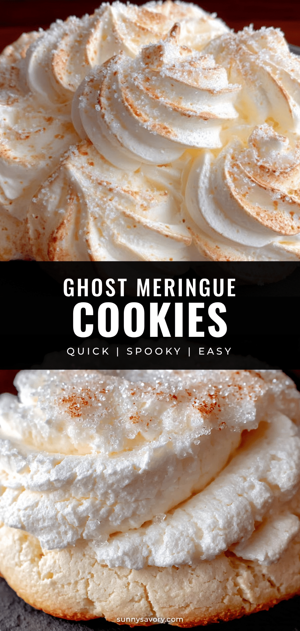 ghost meringue cookies recipe