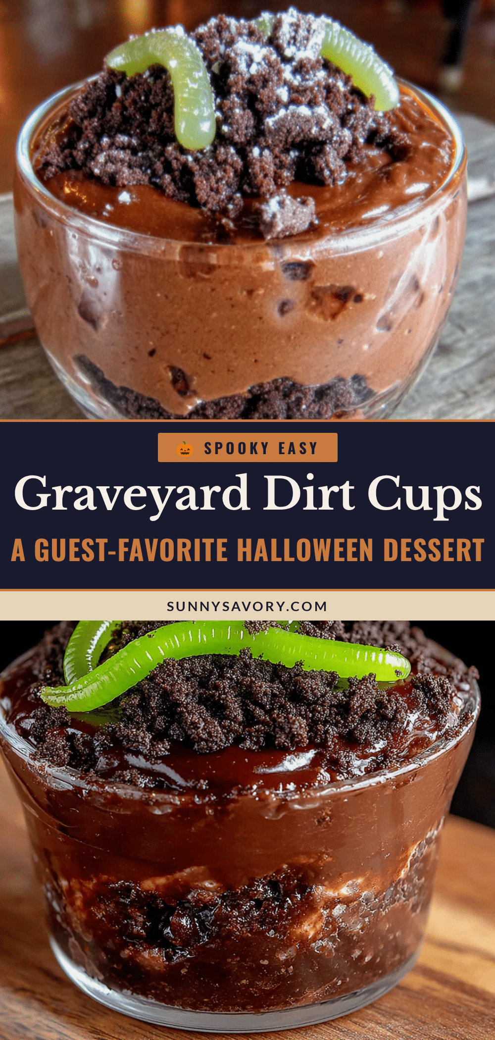 halloween dirt cups recipe