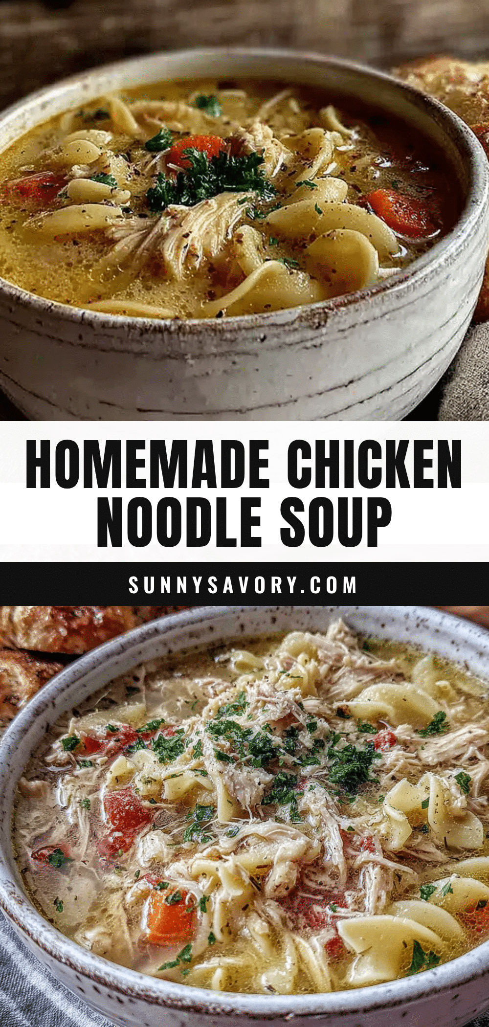 homemade chicken noodle soup recipe