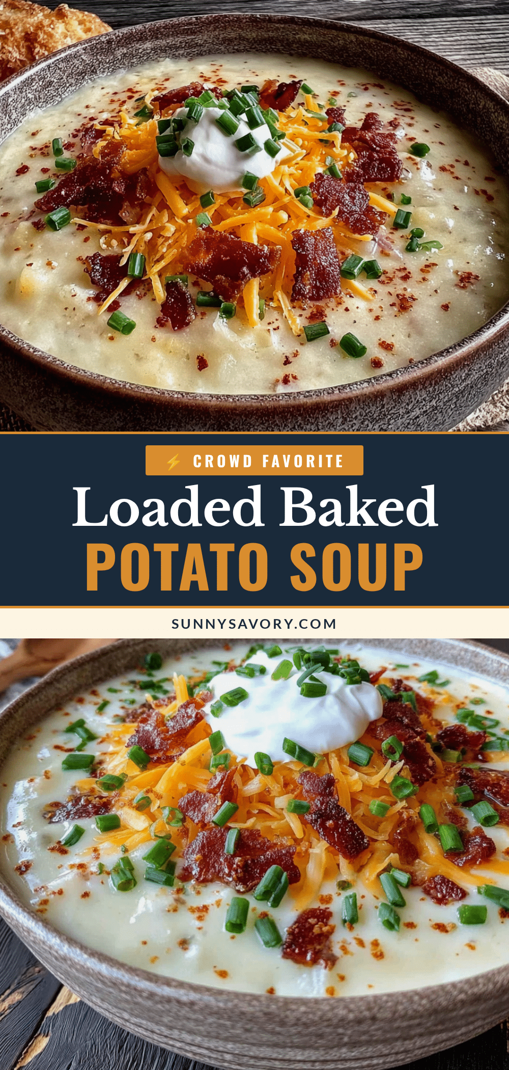 Loaded Baked Potato Soup recipe