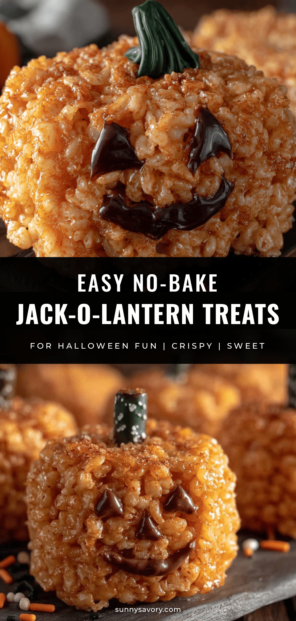 no-bake jack-o-lantern treats recipe