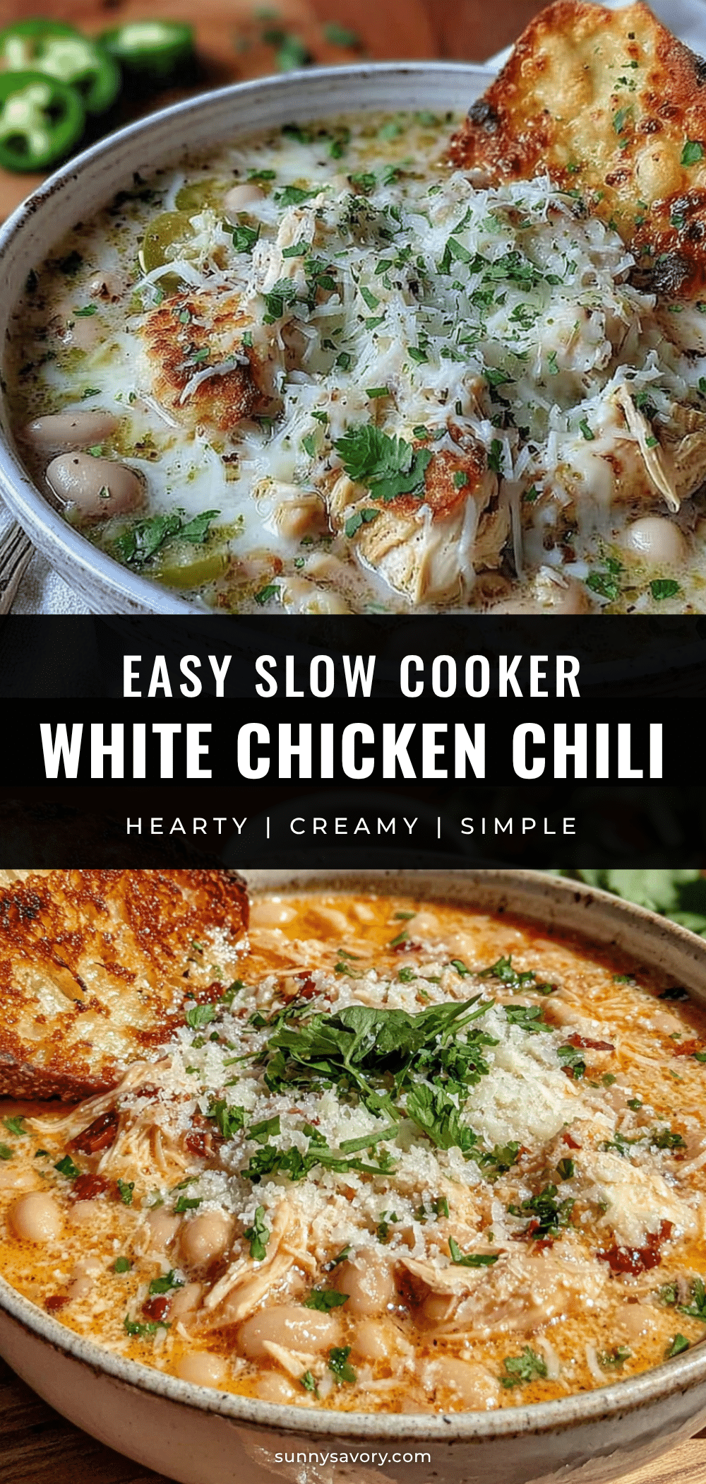 slow cooker white chicken chili recipe