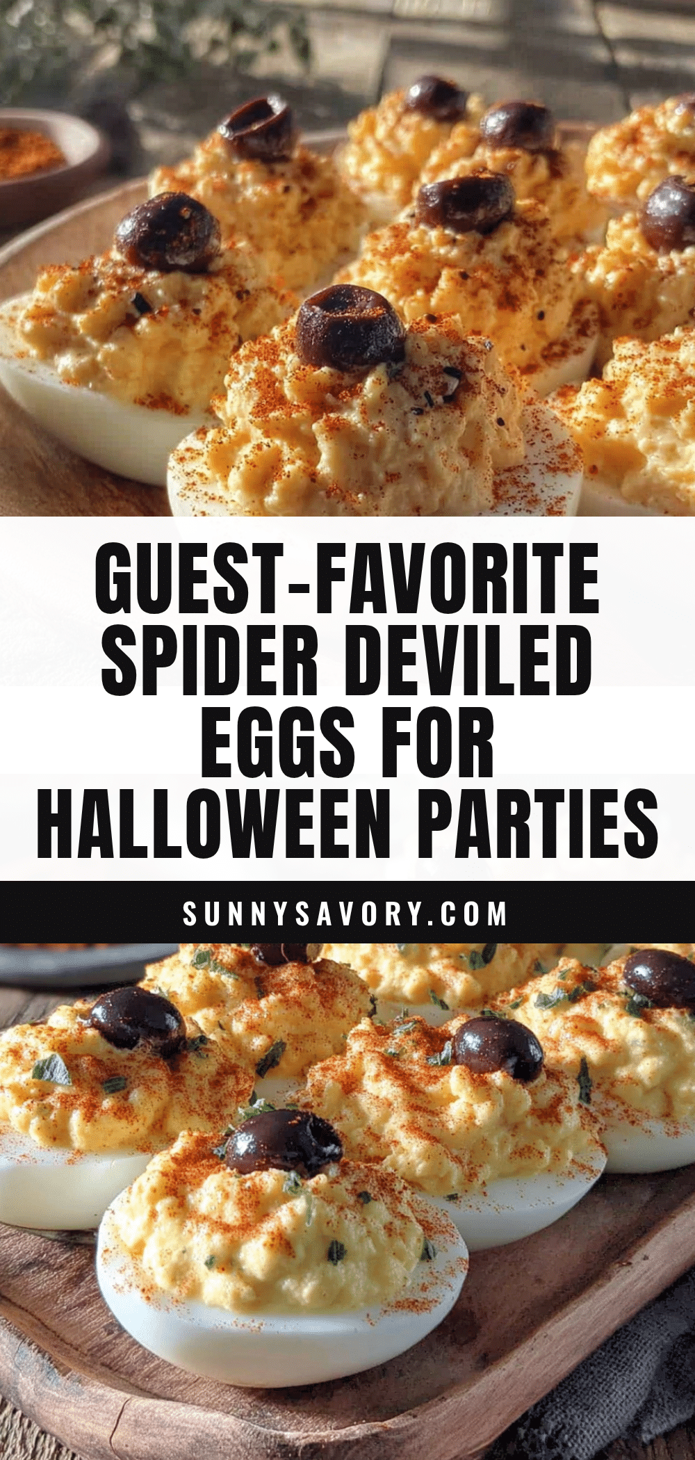 spider deviled eggs recipe recipe