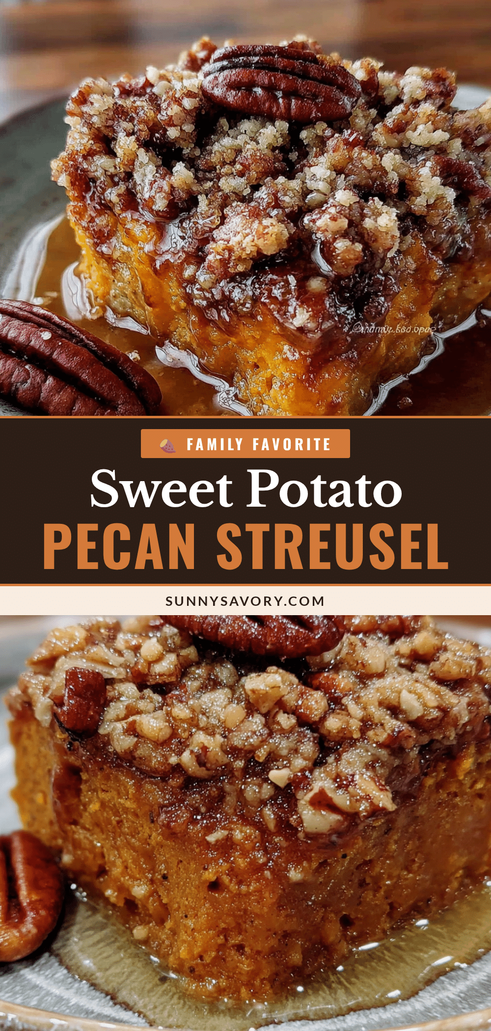sweet potato casserole with pecan streusel recipe