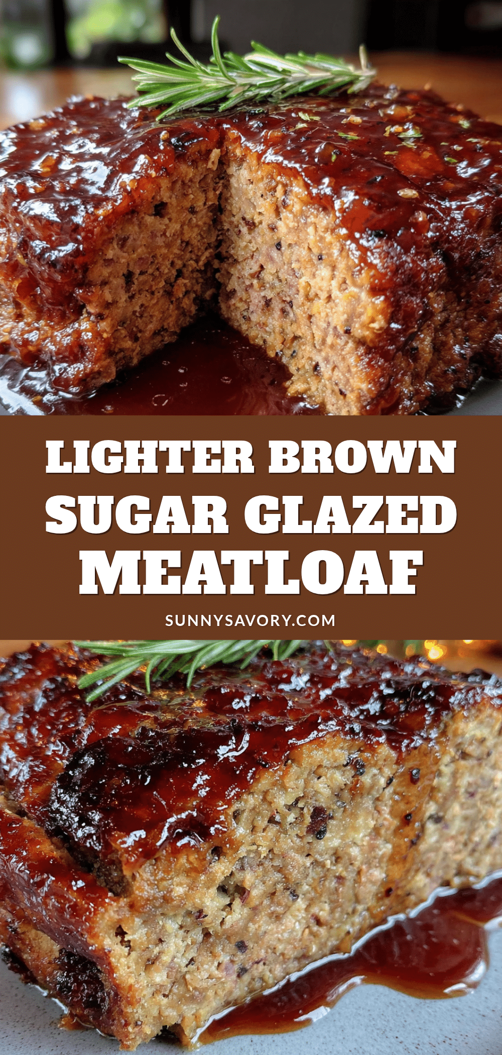 lighter brown sugar glazed meatloaf recipe