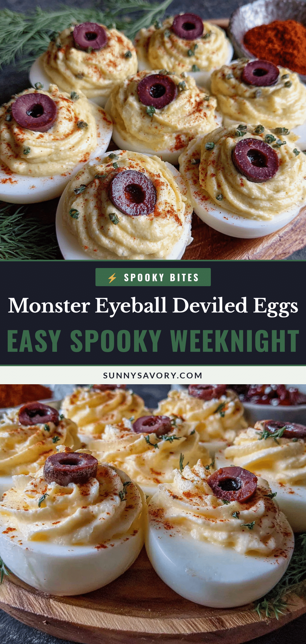 monster eyeball deviled eggs recipe